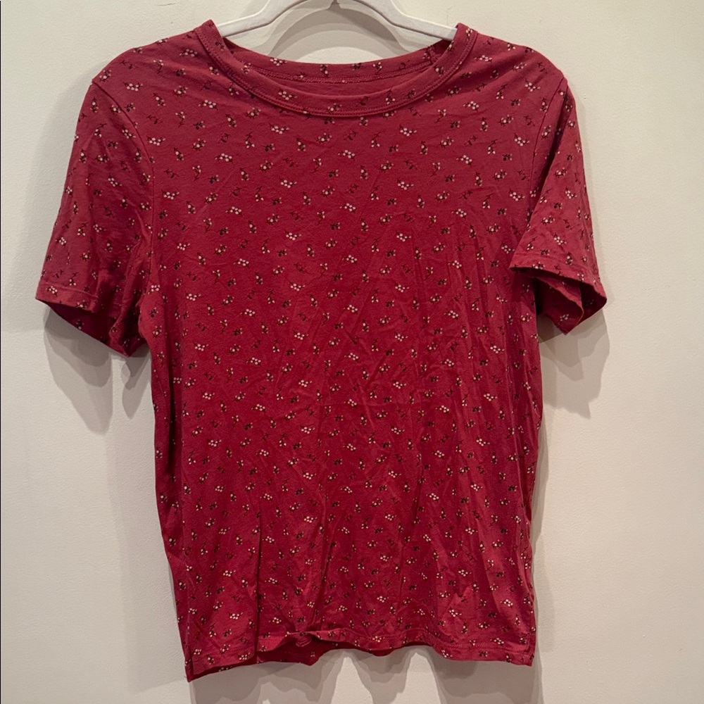 Women's Short Sleeve Floral-Print Tee -